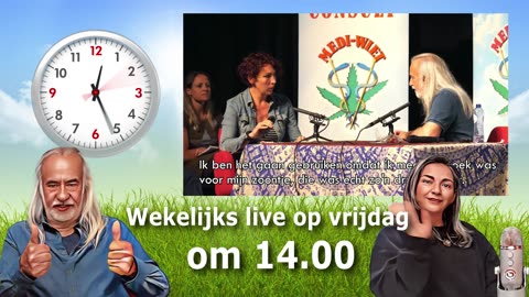 Iedere vrijdag om 14.00 gaan we weer live!