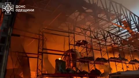 🔥🚒 Ukraine Russia War | Fire Crews Fight Blaze at Odesa Warehouse Post-Attack | RCF