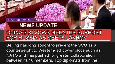 Chinas Xi Vows Greater Support for Russia as Meet