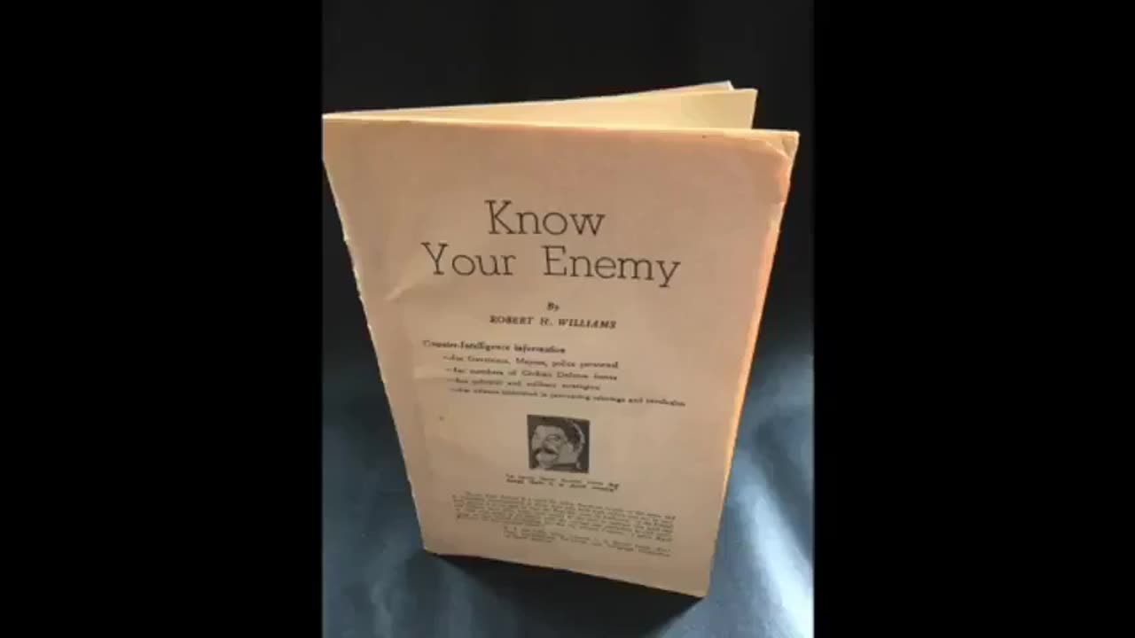 Know Your Enemy by Robert H. Williams (1952)