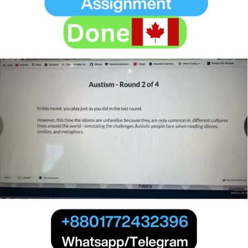 Student Work(Assignment) | ENGL 1203 Game-Based Learning : English Idioms & Comprehension | UBC