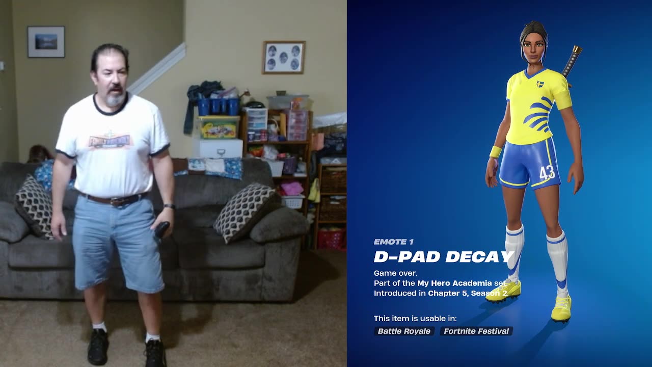 FFG Dance Fornite Emotes D-Pad Decay