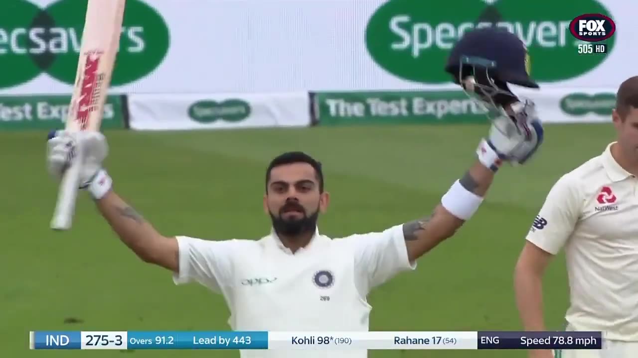 Virat Kohli 103 vs ENG Trent Bridge Ground