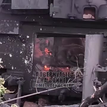 A destroyed American 155mm M109 self-propelled howitzer, in the Donetsk People's Republic