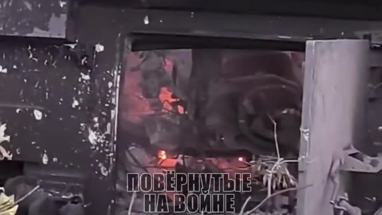 A destroyed American 155mm M109 self-propelled howitzer, in the Donetsk People's Republic