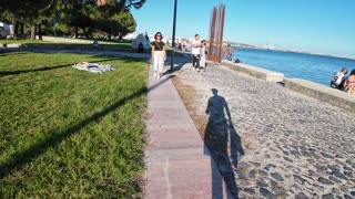 Walk n Talk in Setubal, Portugal (Sado Riverside Area) From Albarquel to City Center Sept 2025