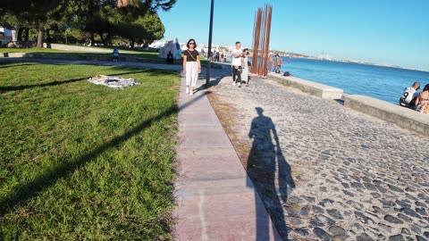 Walk n Talk in Setubal, Portugal (Sado Riverside Area) From Albarquel to City Center Sept 2025