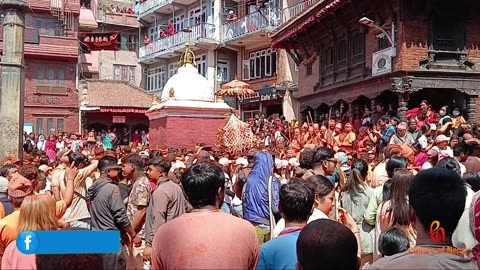 Sindur Jatra, Biska Jatra, Bisket Jatra, Balkumari Temple, Thimi, Bhaktapur, 2082
