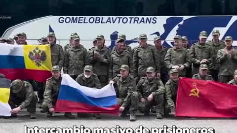 Rusia y Ucrania realizan un canje de prisioneros 307 por 307