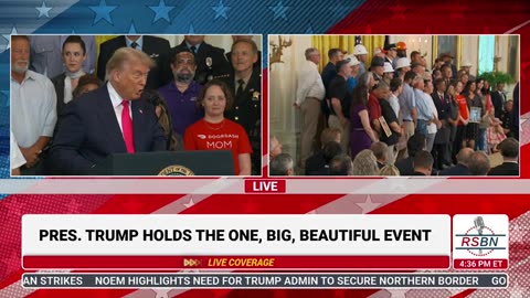 RSBN President Trump Participates in the One, Big, Beautiful Event - 6-26-25