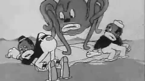 Tom And Jerry - octopus/M spanking scene