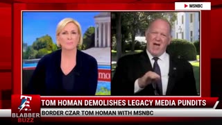 Tom Homan Demolishes Legacy Media Pundits