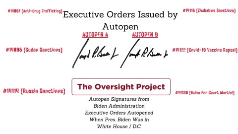 Heritage Foundation Provides Bone-Chilling Analysis Of Biden's Autopen Signature