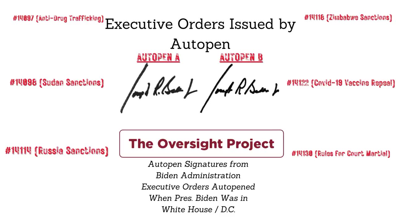 Heritage Foundation Provides Bone-Chilling Analysis Of Biden's Autopen Signature