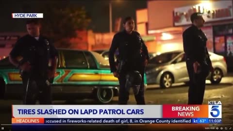 Communist Bass and Newsom are encouraging attacks on police in LA and Cali