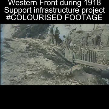 American Engineer Corps Road Construction 1918