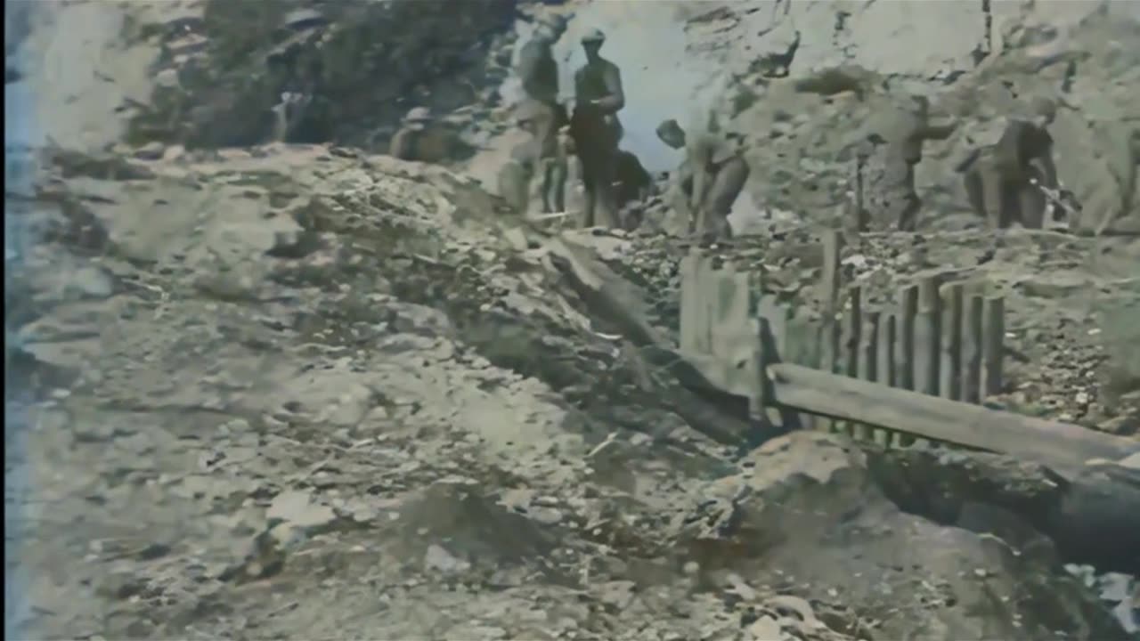 American Engineer Corps Road Construction 1918