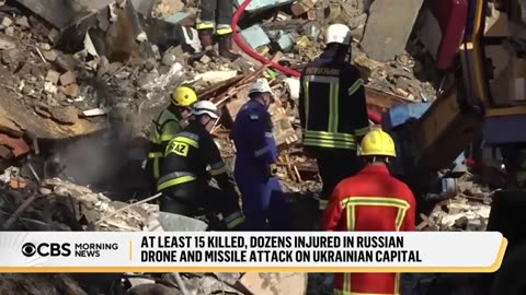 Ukrainians react to massive Russian attack in Kyiv