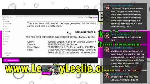BREAKING NEWS: Evidence will be Shared, JEREMY HALES evades Service by Lying to Clerk of Court