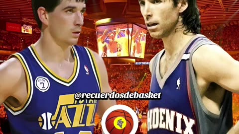 JOHN STOCKTON VS STEVE NASH #johnstockton #stevenash #jazz #suns #basketball