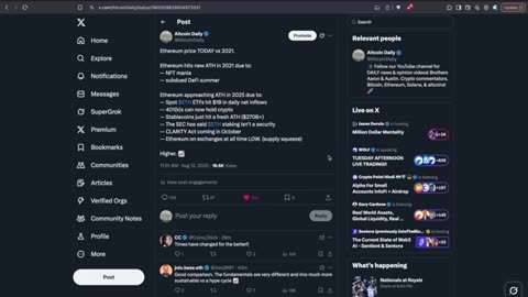 WHY ETHEREUM IS PUMPING LIKE CRAZY... Cryptocurrency News