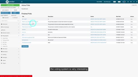 75 How to Use the Ardor Voting System