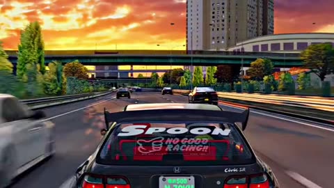 car speed technology on straight road