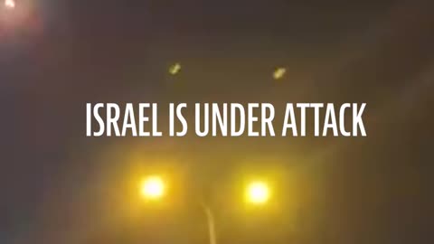 ⚠️RAW FOOTAGE: Iran launched multiple ballistic missiles toward Israel