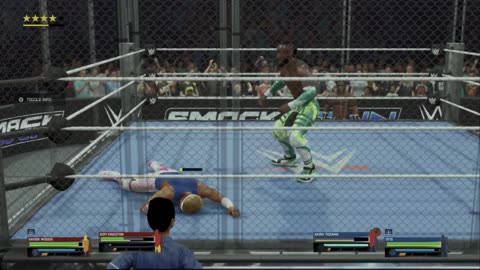 WWE 2k25 3 Universe Mode Two on Two Tag Team