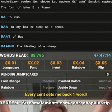 I reached B! (Reading Entire Dictionary LIVE)