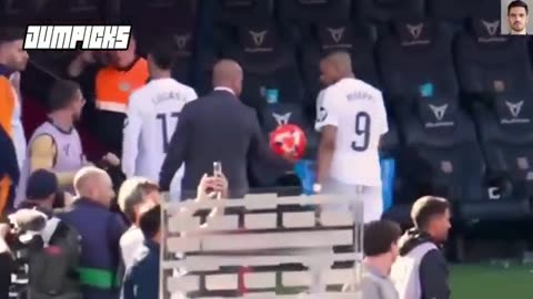 Mbappe really didn’t even care about his hat-trick ball