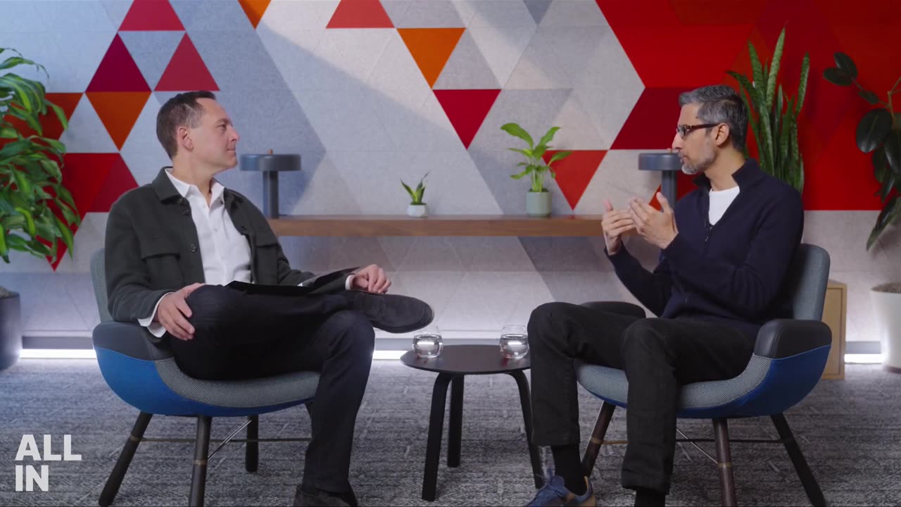 Google's AI Cost Surprise - Sundar Pichai on All-In #googlesearch #search #costperquery