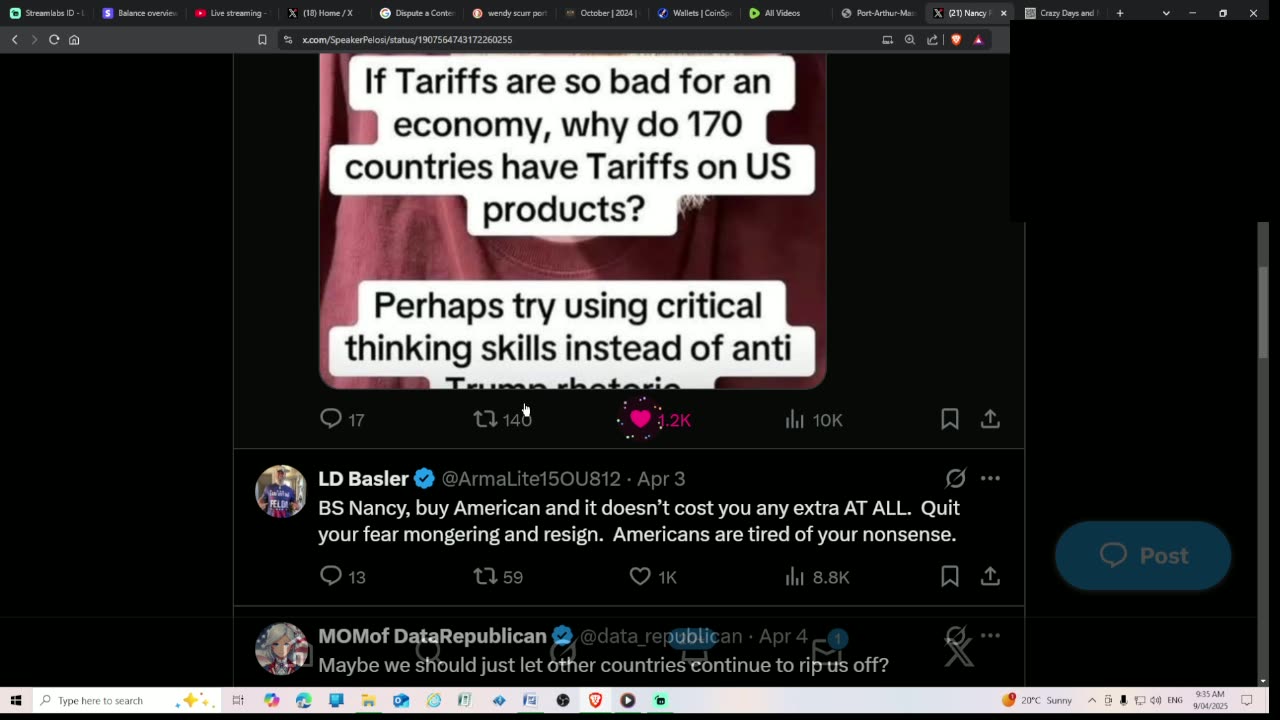 OF Major Fail, Tariffs, Evil & Other News