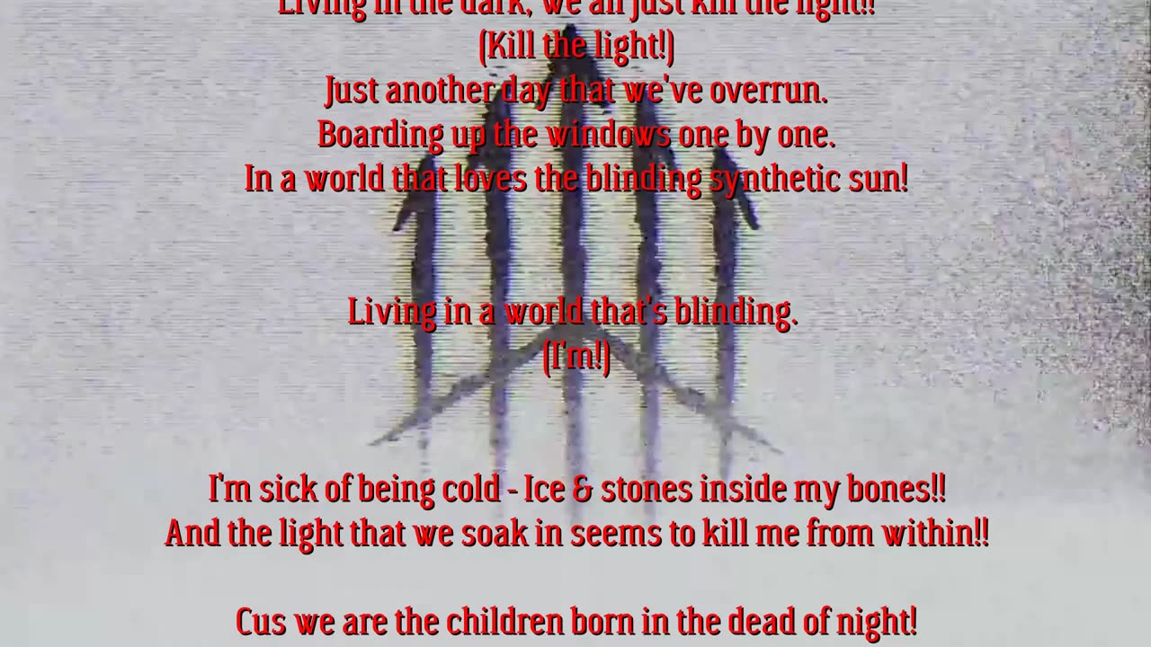 Wolves At The Gate ~ SYNTHETIC SUN ( O V ) { Lyrics } Remix 1 Christcore PC