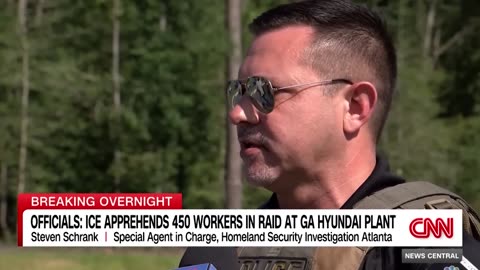 ICE just apprehended nearly 500 PEOPLE during an IMMIGRATION RAID on a Hyundai site in Georgia...