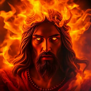 Our LORD Jesus Christ Is A Consuming Fire With Eyes Burning Like Fire