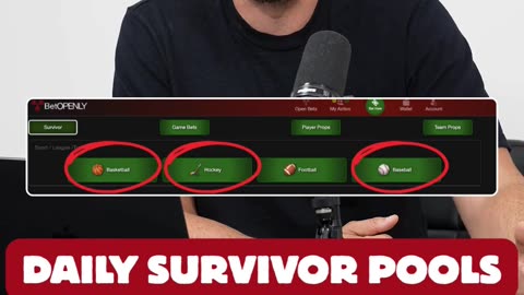 Daily Survivor for HOCKEY 🏒 BASEBALL ⚾ and BASKETBALL 🏀!!!