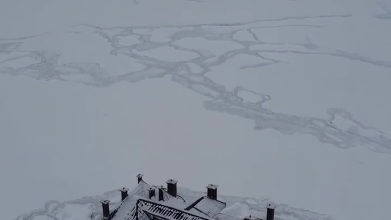 Buried in snow and silence, the mansion waits