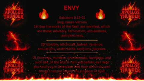 AN ENVIOUS PERSON IS A DANGEROUS PERSON