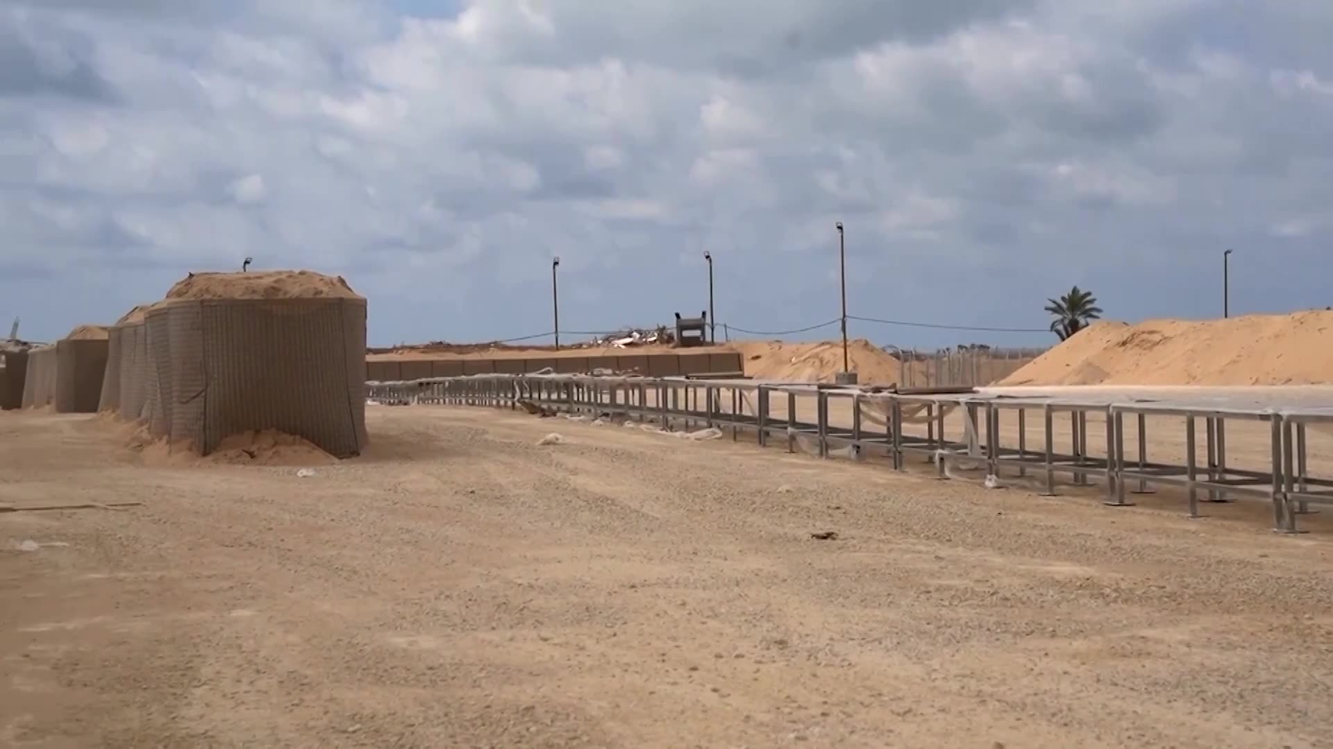 Israel releases video said to show Gaza aid distribution center