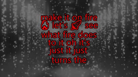 Explosive Result: Turning Objects into Fire! 🔥