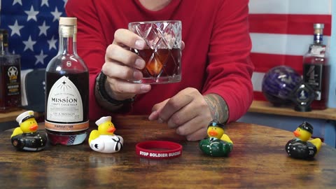 PFC Charles Milam - Mission Craft Cocktails Manhattan RTD Cocktail Review