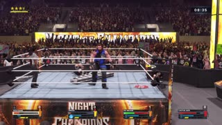 Enraged Maniac v Wolfgang v Umaga v Cactus Jack