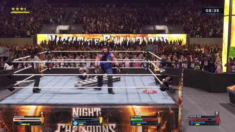 Enraged Maniac v Wolfgang v Umaga v Cactus Jack