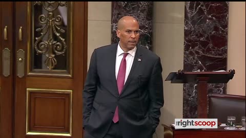 Angry Cory Booker sounds like he's running for president