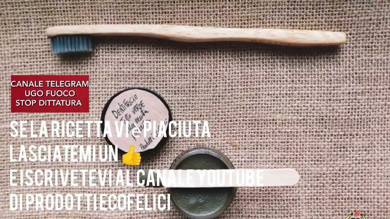 🔴💣PREPARA A CASA IL DENTIFRICIO NATURALE