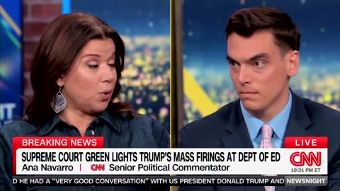 Ana Navarro dismisses the opinion of CNN panelist because he is a white man.