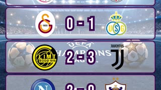 Resultado champions league del día 25 de noviembre