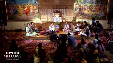 Beautiful Hare Krishna Kirtan at ISCKON Mayapur