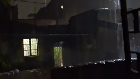 Heavy Thunderstorm & Hailstorm